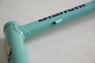 Bianchi Reparto Corse Columbus SBX vintage steel road bike frame,  OLD STOCK 11