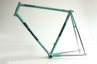 Bianchi Reparto Corse Columbus SBX vintage steel road bike frame,  OLD STOCK 3