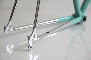 Bianchi Reparto Corse Columbus SBX vintage steel road bike frame,  OLD STOCK 7