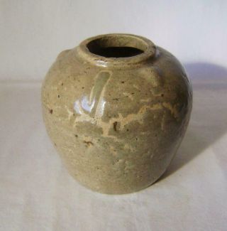 C.  18th / 19th Century Provincial Chinese Celadon Glazed Jar / Vase