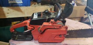 Jonsered 52 Chainsaw runs vintage chain saw 52 jonsered 16 