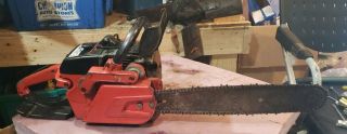 Jonsered 52 Chainsaw runs vintage chain saw 52 jonsered 16 