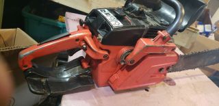 Jonsered 52 Chainsaw runs vintage chain saw 52 jonsered 16 