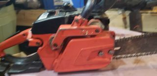 Jonsered 52 Chainsaw runs vintage chain saw 52 jonsered 16 