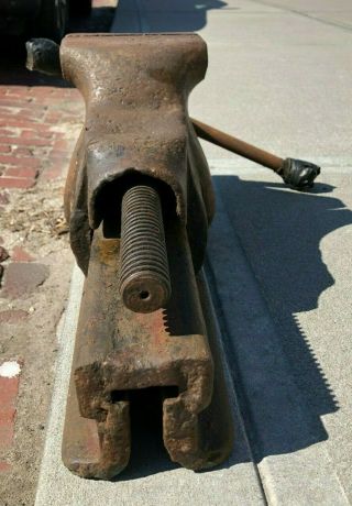 Vintage Smiths Improved Heavy Chilled Beam Vise 6 