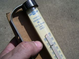 Gm Chevrolet Nos 50s Dash Auto Promo Vintage Dealer Gauge Thermometer