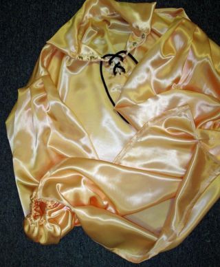 Vintage: Satin “special” High Shine Double - Sided Bridal Satin Balloon Shirt