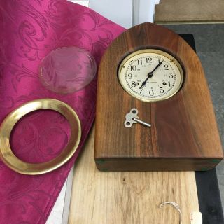 Brass Seth Thomas Ship ' s Clock Beehive shape Made in Germany 8