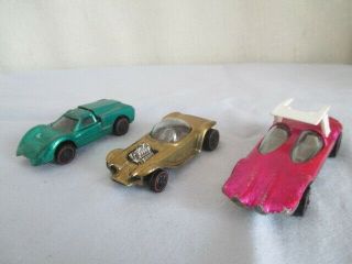 Old Hot Wheels Redline 1968 Beatnix Bandit 1967 J - Car Wing Vintage Toy Car