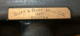 VINTAGE BUFF & BUFF CO.  TRANSIT SURVEYOR LEVEL 13871 W/ BOX & TRIPOD 6