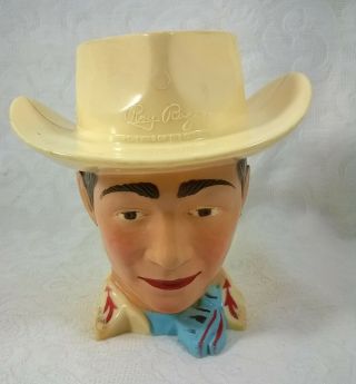 Vintage F&f Plastic Roy Rogers Western Cowboy Cup