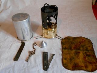 Vintage Camping Stove Max Sievert Campus 3 Micro Rare Benzoline Sweden,  Duster