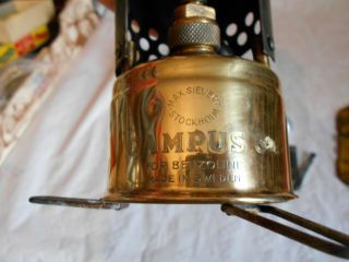 Vintage Camping stove max sievert Campus 3 micro rare benzoline sweden,  duster 7