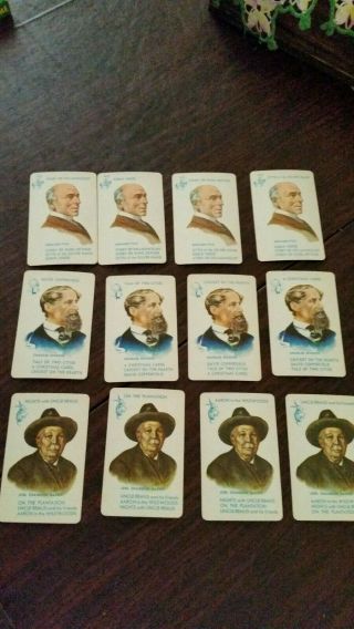 Authors Card Game,  Complete,  E.  E.  Fairchild Corporation,  Rochester,  NY 5