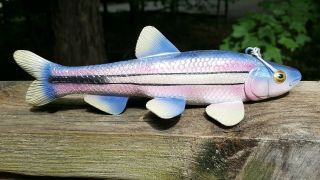 Deluxe Competition Rainbow Shiner Decoy Carved by John Laska - Collector 4