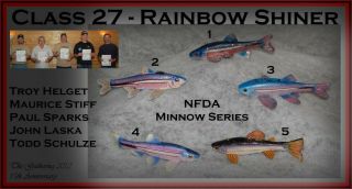 Deluxe Competition Rainbow Shiner Decoy Carved by John Laska - Collector 8
