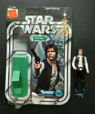 Vintage 1977 Kenner Star Wars Han Solo 12 Back Unpunched Loose Figure