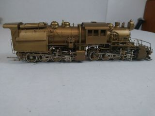 Custom Nj Brass Ho Scale Brass Locomotive Engine Only Rare (t13)