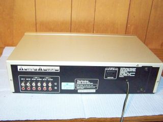 Vintage Technics Stereo Graphic Equalizer Spectrum Analyzer SH - 8055 Silver 3