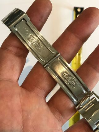 Vintage Rolex Oyster Bracelet Stainless Steel Submariner NR Gent’s 80s 90s 6