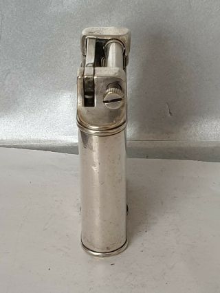Vintage Silver Plated Dunhill Standard Petrol Lighter 4