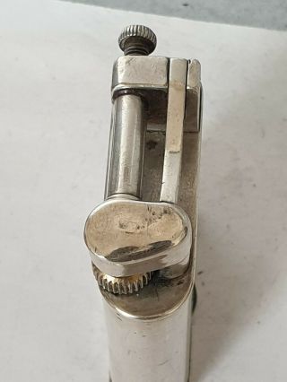 Vintage Silver Plated Dunhill Standard Petrol Lighter 6