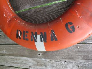 30 inch UGLY LIFE PRESERVER RING SAVER FLOAT BUOY BOUY (69) 2