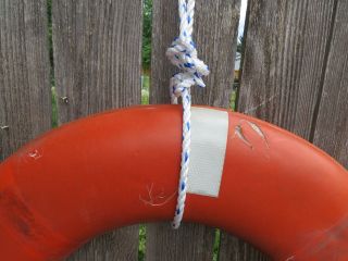 30 inch UGLY LIFE PRESERVER RING SAVER FLOAT BUOY BOUY (69) 4
