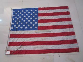 U.  S.  A - Vintage Naval Flag - Marine / Nautical / Boat - Large Us