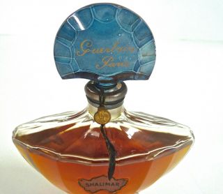 Vintage 2.  7oz 5 - 7/8” GUERLAIN Shalimar BACCARAT Perfume Bottle 7