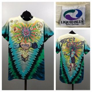 1990s Jerry Garcia Band T Shirt / 1991 Rare Tie Dye Grateful Dead Tee / Medium