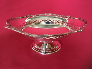 Antique Art Deco Sterling Silver Tazza Elkington & Co Birmingham 1928 322 Grams