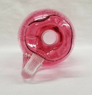 Moon And Star Glass LG Wright Cranberry Cruet SAMPLE TEST PIECE 1 OF 1 RARE 6