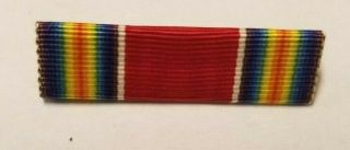 WW2 U.  S.  Military Victory Medal w/Full Ribbon & Ribbon Bar Box 3