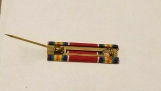 WW2 U.  S.  Military Victory Medal w/Full Ribbon & Ribbon Bar Box 5