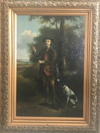 Hunter With His Dog 18thcentury