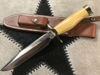 Randall Made Knife Knives Model 1 - 7 Rare Gold Micarta 2