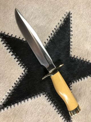 Randall Made Knife Knives Model 1 - 7 Rare Gold Micarta 3