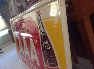 Huge Vintage AAA Root Beer Soda Pop Gas Station 57 