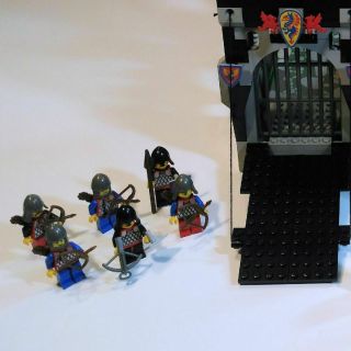 Lego 6086 Black Knight ' s Castle Dragon Vintage 1992 Complete Instructions No Box 3