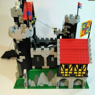 Lego 6086 Black Knight ' s Castle Dragon Vintage 1992 Complete Instructions No Box 5
