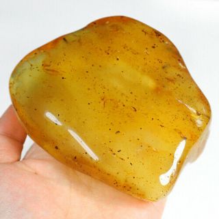 194.  7g Natural Baltic Butterscotch Egg Yolk Amber Facet Rough Specimen Msjb900