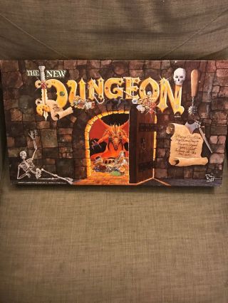The Dungeon Board Game Tsr 1989 Vintage Complete,  Game Supplement & Minis