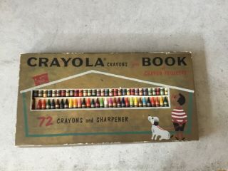 Vintage Crayola Crayons No.  72 1958