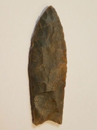 W/ Authentic Rare Clovis Point Morgan Co Missouri Indian Arrowheads