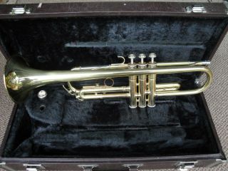 Vintage Yamaha Japan Ytr 232 Trumpet Brass Horn Plays Bach 7c 3