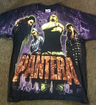 Pantera 1994 Vintage Tour T Shirt All Over Print Very Rare