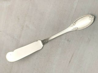 Empire By Buccellati,  Sterling Silver,  Flat Handle Master Butter Knife 7.  75 "