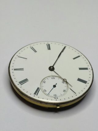 Vintage Patek Philippe Pocket Watch Movement - Breguet Hand - 34.  5mm 11