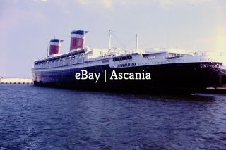 Rare Set of 65 Color Slides of SS United States in Norfolk 1984 3